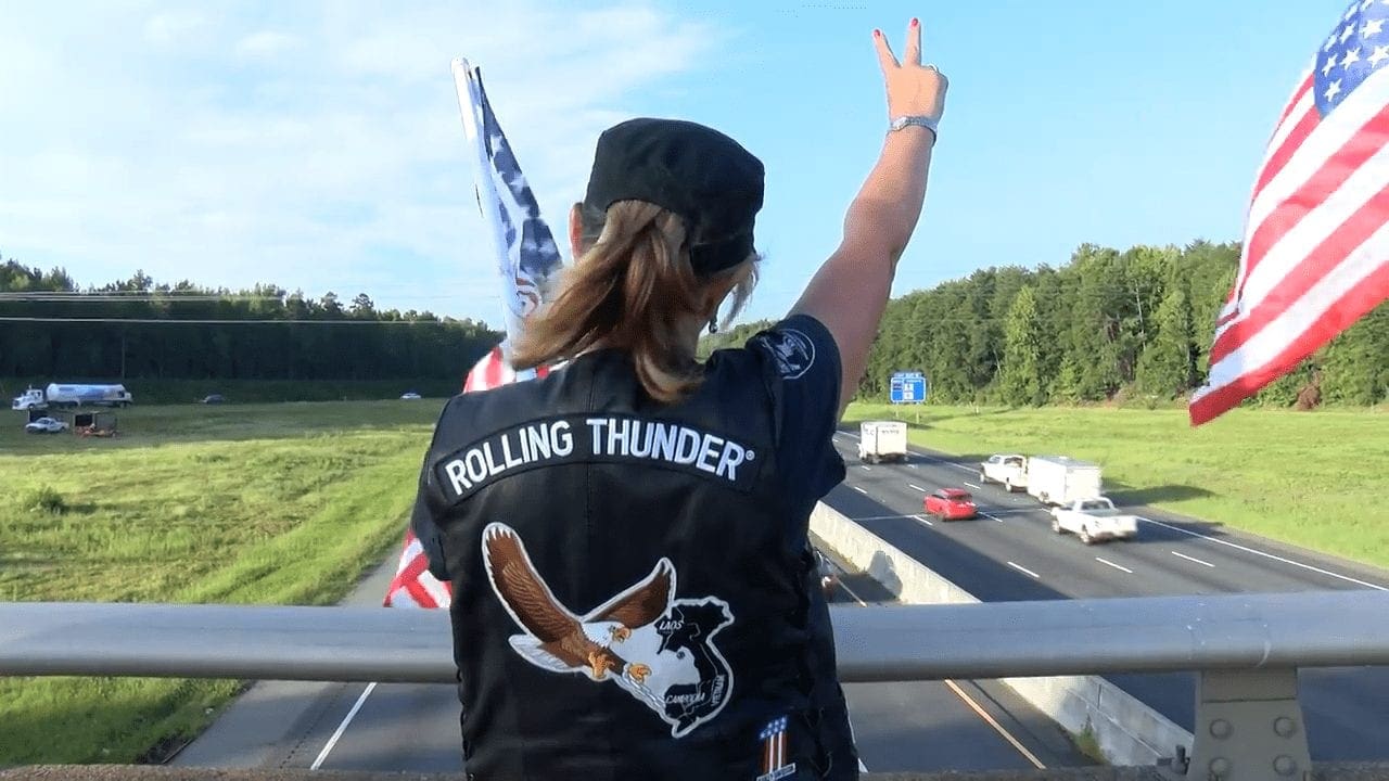 19 Years After 9/11, Tradition of Waving Flags Over I-77 Continues ...